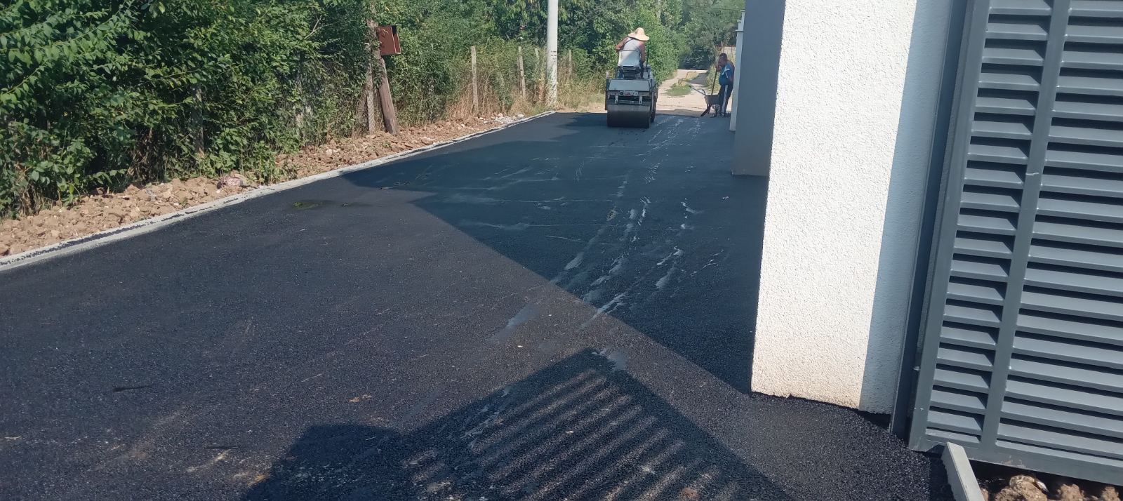 Машинно полагане на асфалт